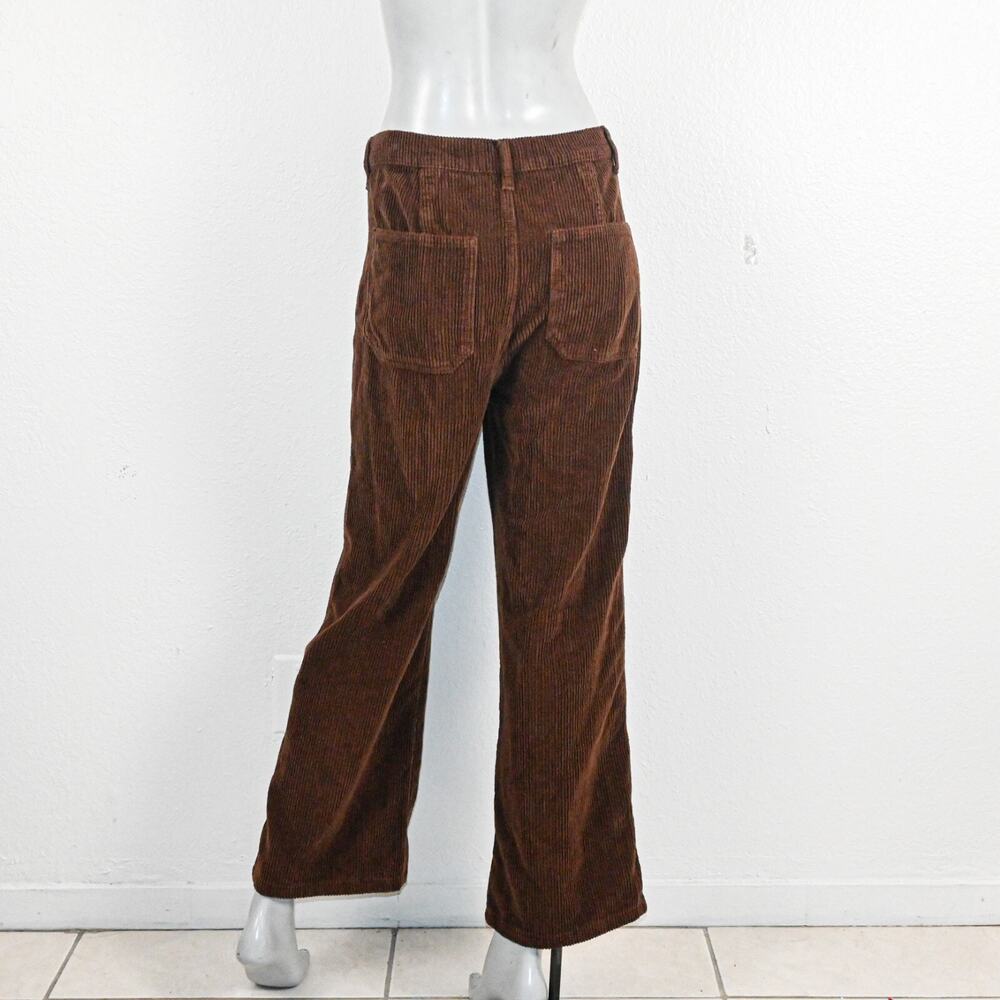 Reformation Alyssa High Rise Wide Leg Corduroy Pants Brown sz 29 - Picture 5 of 10